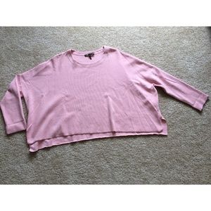 Maje Pink Oversized Sweater Size 2